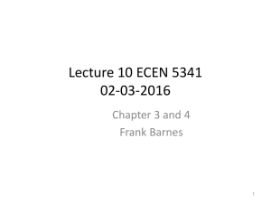 Lecture 7 ECEN 5341 01-30-2013