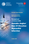 Unstable Angina/ Non–ST-Elevation Myocardial