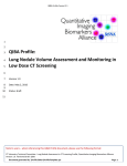 Lung Nodule Volume Assessment and - QIBA Wiki