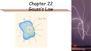 Chapter 22 Gauss*s Law