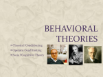 Behavioral theories