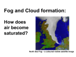 Fog and Cloud formation