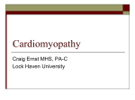 Cardiomyopathy - Lock Haven University