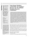 Lung Image Database Consortium: Developing a Resource for the