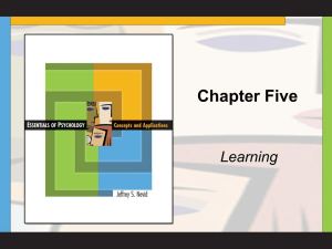 Chapter Five Learning
