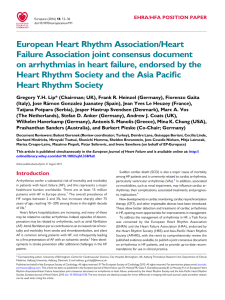 European Heart Rhythm Association/Heart Failure Association joint