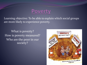 Poverty - Sociology
