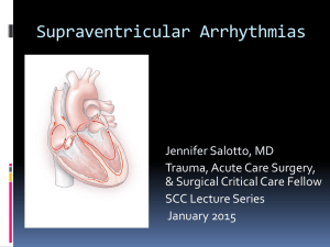 Supraventricular Arrhythmias