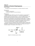 Case 13 Inhibition of Alcohol Dehydrogenase