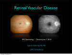 Retinal Vascular Disease