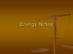 Energy Notes - upsd.wednet.edu