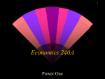 Power 1 - UCSB Economics