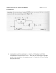 Combination Circuits HW- Resistors and Capacitors