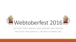 Webtoberfest Web Content Info Session