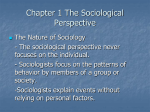 Chapter 1 The Sociological Perspective