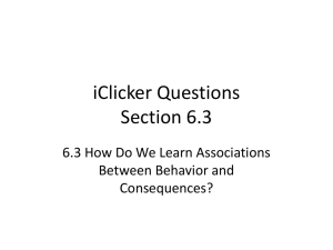iClicker Questions Section 6.2
