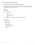 Section 1 The Many Forms of Energy: Practice Problems