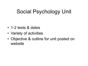 Introduction to Psychology