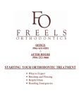 starting your orthodontic treatment