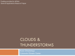 Clouds and Thunderstorms - Colorado Climate Center
