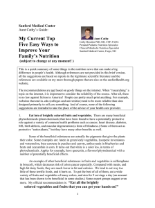 My Current Top Five Easy Ways to Improve Your Family`s Nutrition