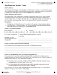 Physician and Dentist Form