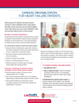 CARDIAC REHABILITATION FOR HEART FAILURE PATIENTS