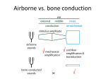 Airborne vs. bone conduction