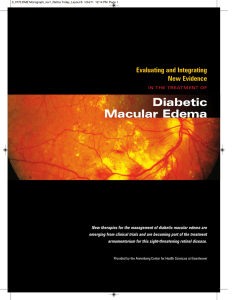 Diabetic Macular Edema