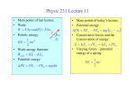 Physic 231 Lecture 11