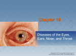 Chapter 19: Diseases of the Eyes, Ears, Nose, and Throat