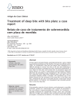 Treatment of deep bite with bite plate: a case report Relato de caso