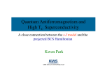 Quantum Antiferromagnetism and high TC Superconductivity