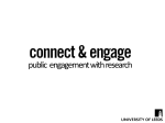 Public engagement with Research
