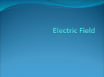 Lecture 2 Electric field