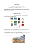 Unit 8 -Ecology Populations, Communities, Ecosystems, and Biomes
