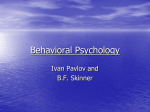 Pavlov and Skinner
