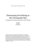 Eliminating Overfishing in the Chesapeake Bay