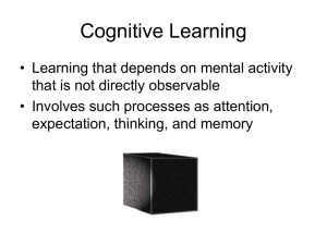 55 Cognitive Learning