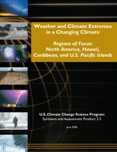 Weather and Climate Extremes in a Changing Climate. Regions of