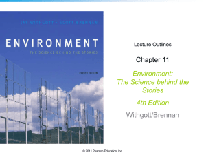 Chapter 11 Environment: The Science behind the Stories 4th Edition