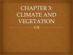 chapter 3: climate and vegetation