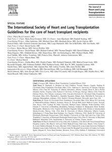 The International Society of Heart and Lung