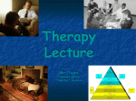 Lecture Outline Therapy Mr. Tatro Revised 2009