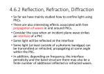 4.6.2 Reflection, Refraction, Diffraction