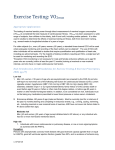 IRB Guidance Exercise Testing: VO2 Max