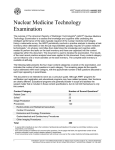 Nuclear Medicine Technology Examination