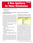 A New Appliance for Molar Distalization