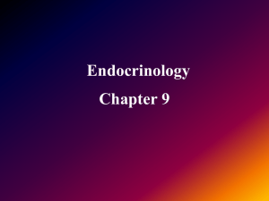 Endocrinology Features of Endocrine system:
