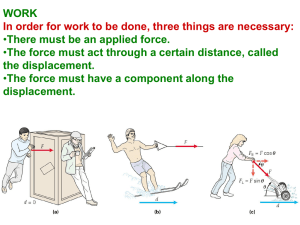 More work and energy notes to help